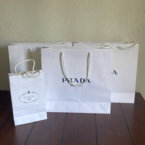 Prada gift paper bag